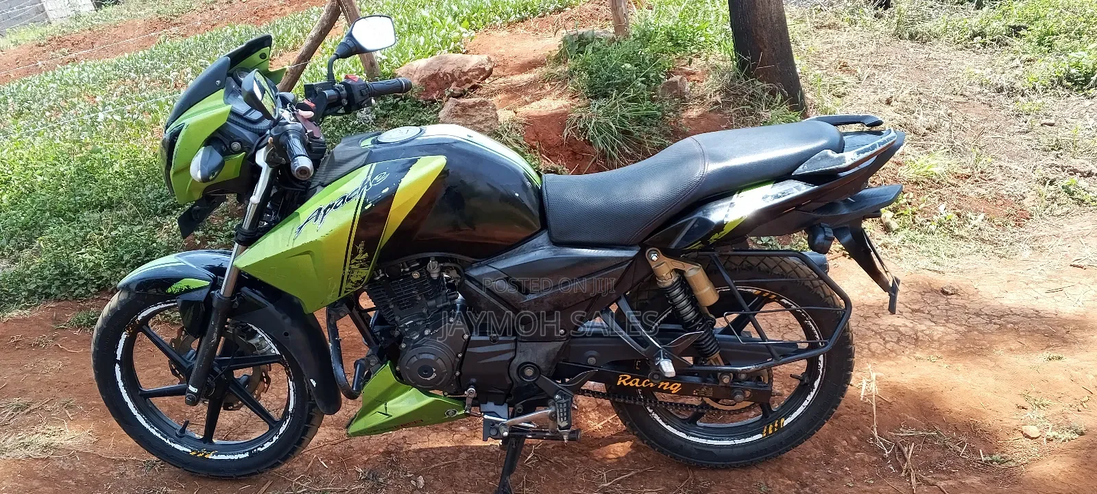 TVS Apache 160 4V 2021 Green