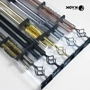 Extendable Gold,Silver.Black Curtain Rods