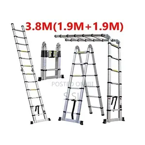 Double Telescopic Ladder 3.8m in Kenya - Nairobi