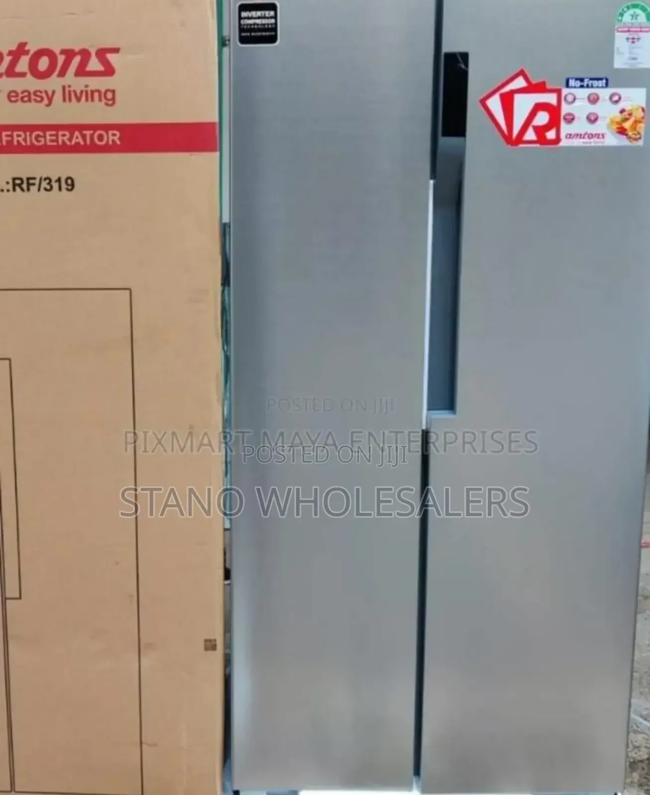 Side by Side Ramtons Refrigerator 454litres