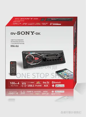 New Generic Sony Bluetooth Single Din Car Radio