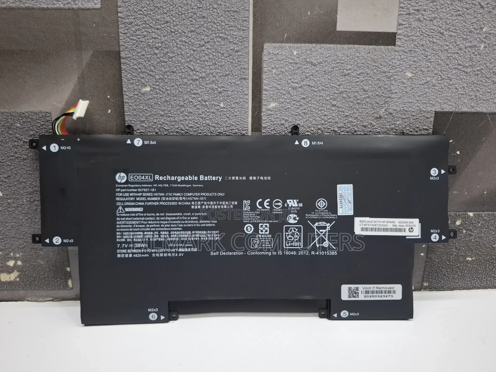 Original Battery For Hp Elitebook Folio G1