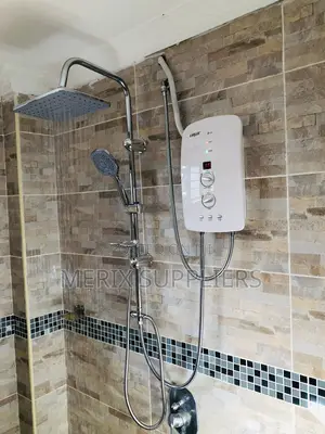 Lirlee Instant Heater With Pump + Rain Hand Shower – Salty Water