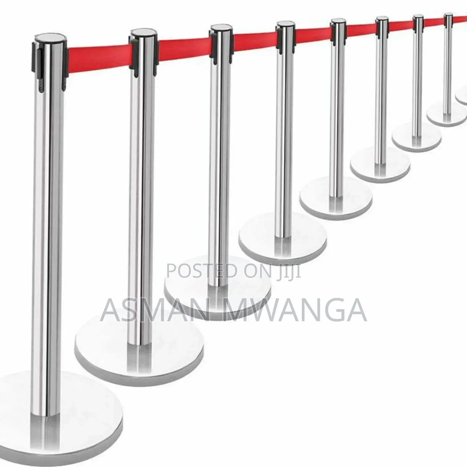 Bank Line Guardrail For Crowd Control