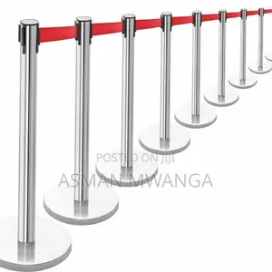 Bank Line Guardrail For Crowd Control