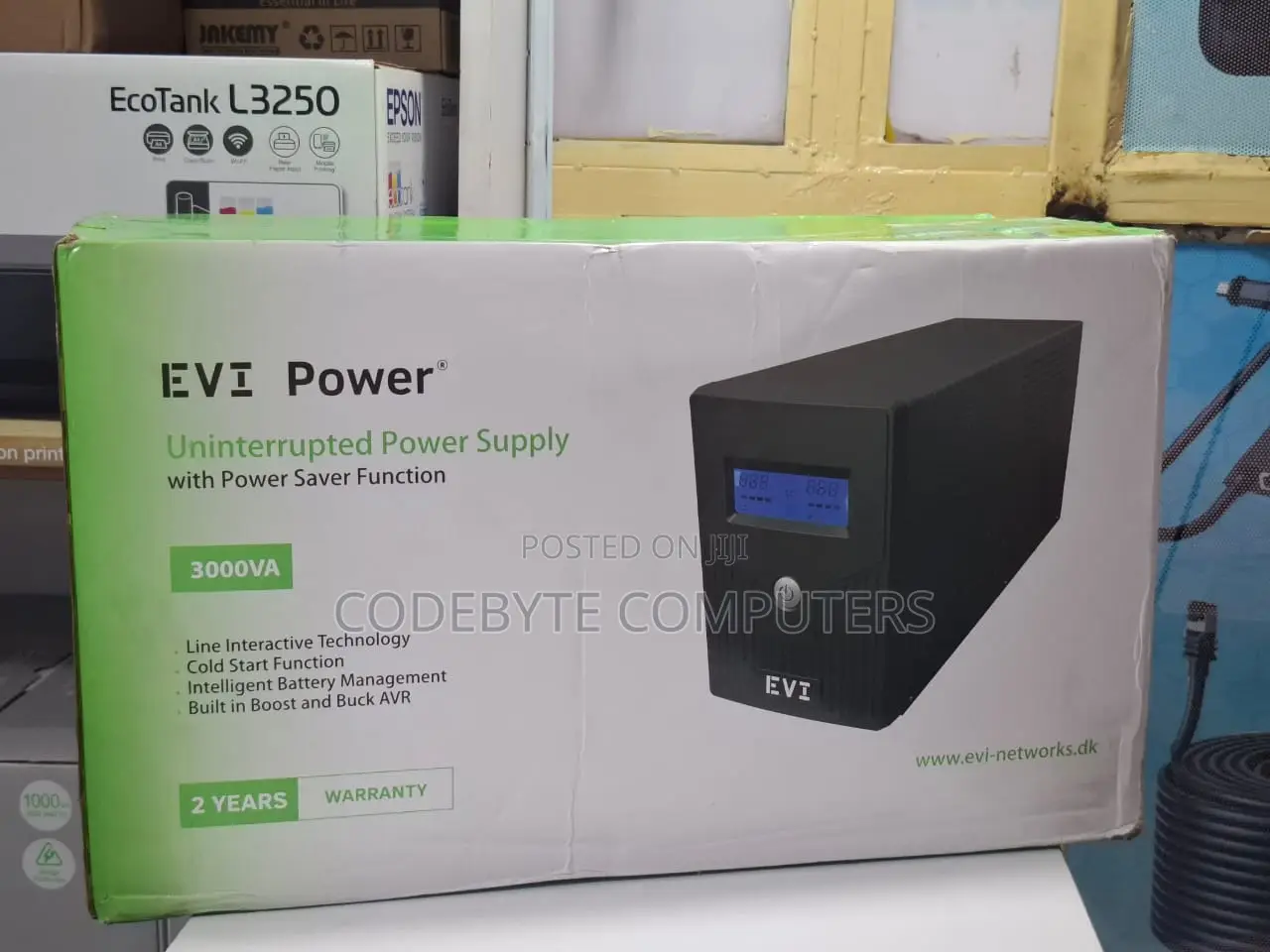 Evi 3000va / 1800w Line Interactive Ups