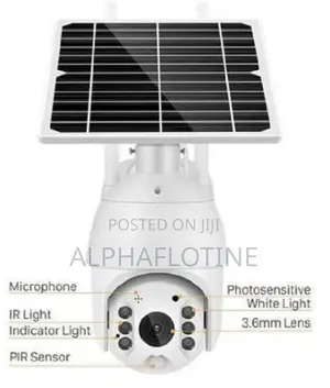 Ubox Solar PTZ 4g Camera-Solar-Powered 4g Lte Connectivity