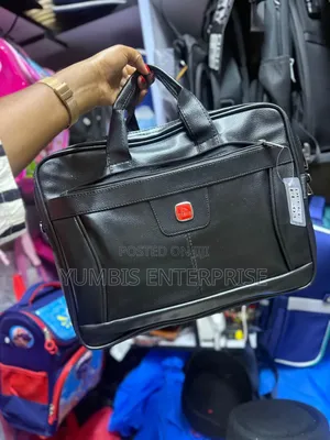 Leather Black Laptop Bag KSH 1800