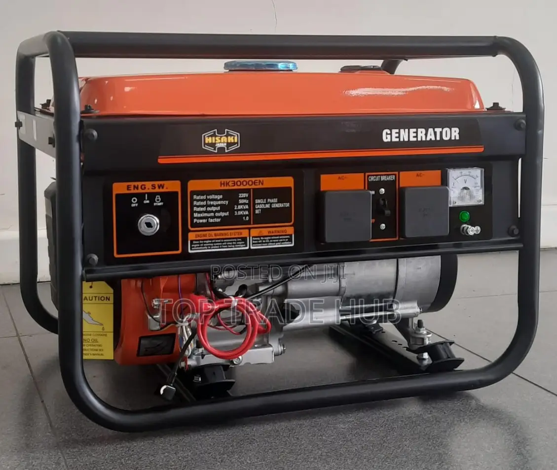 Hisaki Japan 3kva Petrol Generator Key Start