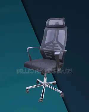 High Back Mesh Office Chair (Quiet-roll) — Only A Few Left