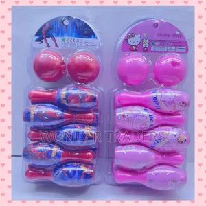 Bowling Set Game .Cartons: Spiderman and Hello Kitty