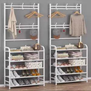White/Black Multifunctional Shoe Racks