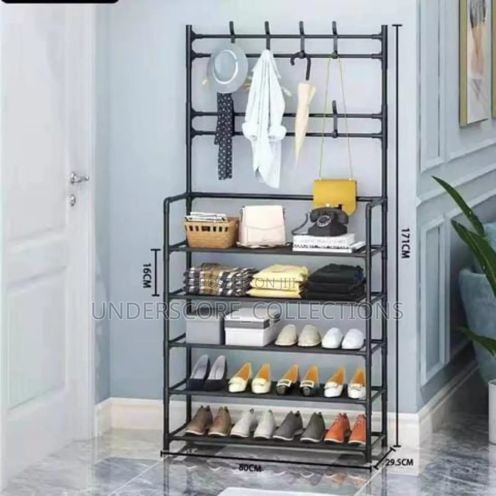 White/Black Multifunctional Shoe Racks