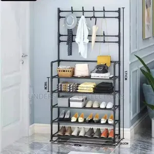 White/Black Multifunctional Shoe Racks