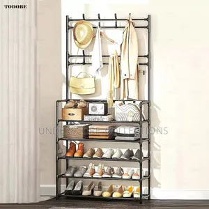 White/Black Multifunctional Shoe Racks