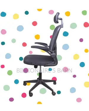 Plush Grey Ergonomic Office Chair | Tilt Lock Mechanism