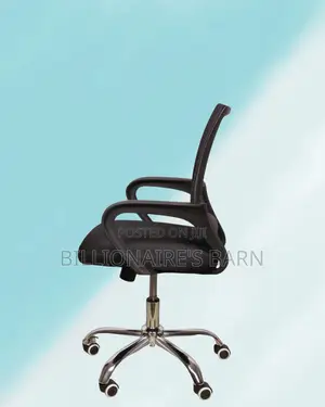 Quiet-Roll Secretarial Mesh Office Chair | Tilt Lock Mechanism