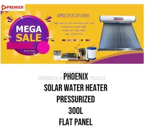 Premier Phoenix Solar Water Heater Pressurized 300l Flat Bed