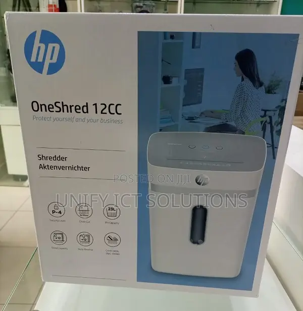 Hp Oneshred 12cc Shredder/ 12sheets Shredder