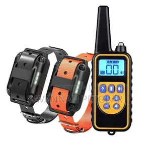 800m Waterproof Anti-Barking Rechargeable Training E-Collar for 2 Dogs