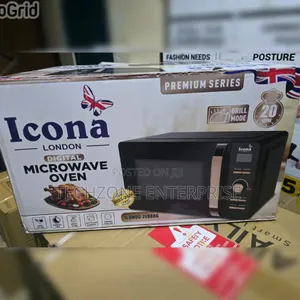 20 Litres Icona Digital Microwave With Grill With Defrost Function 