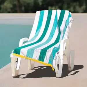 Lavish Cabana Striped Large Beach Pool Towel