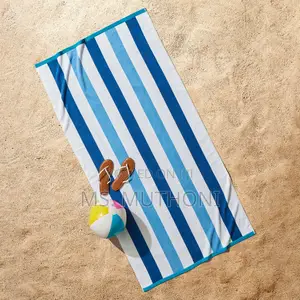 Lavish Cabana Striped Large Beach Pool Towel