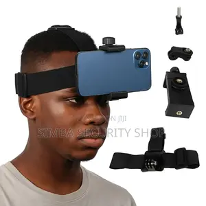 2 in 1 Head Strap Mount Holder for Phone or Action Camera Gopro Vlog