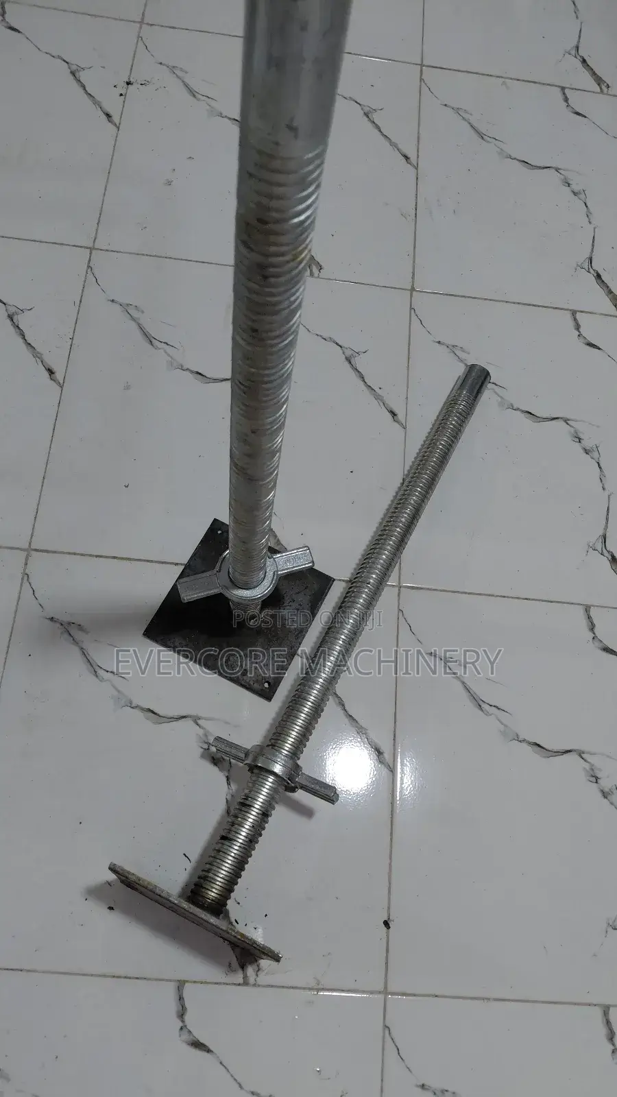 Heavy Duty Scaffolding Base Jacks Threaded.