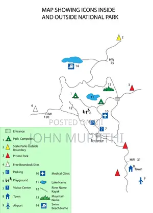Detailed Illustration Maps Graphics Design Services
