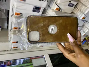 Midos iPhone 11 Pro Max Leather Back Cover With Logo Cut