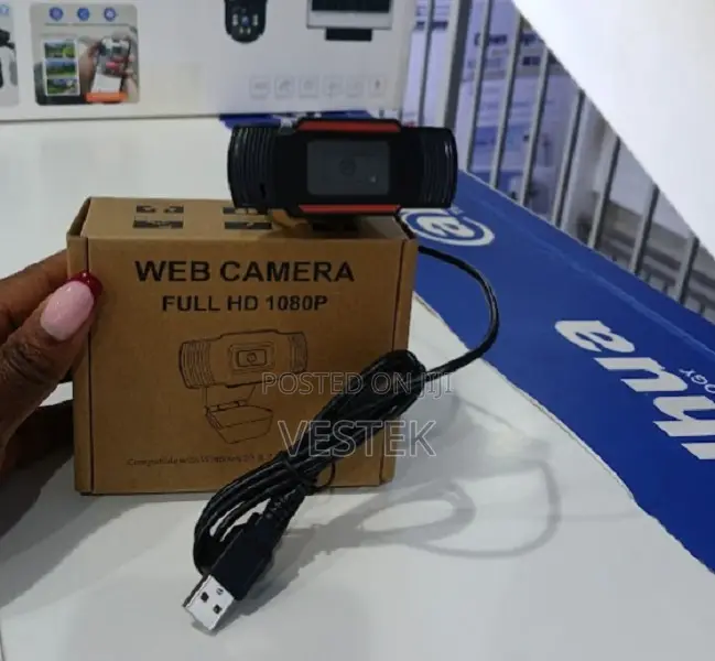 Web Camera Hd 5p Lens With Microphone, Webcam 1080p
