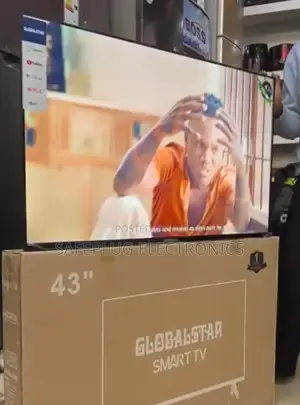 43-Inch FHD Display - Globalstar Smart Android Tv/ Built-in Decoder