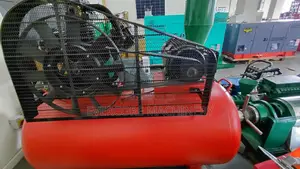 Aico Japan 1000l Three Phase Air Compressor 20hp 3 Piston.