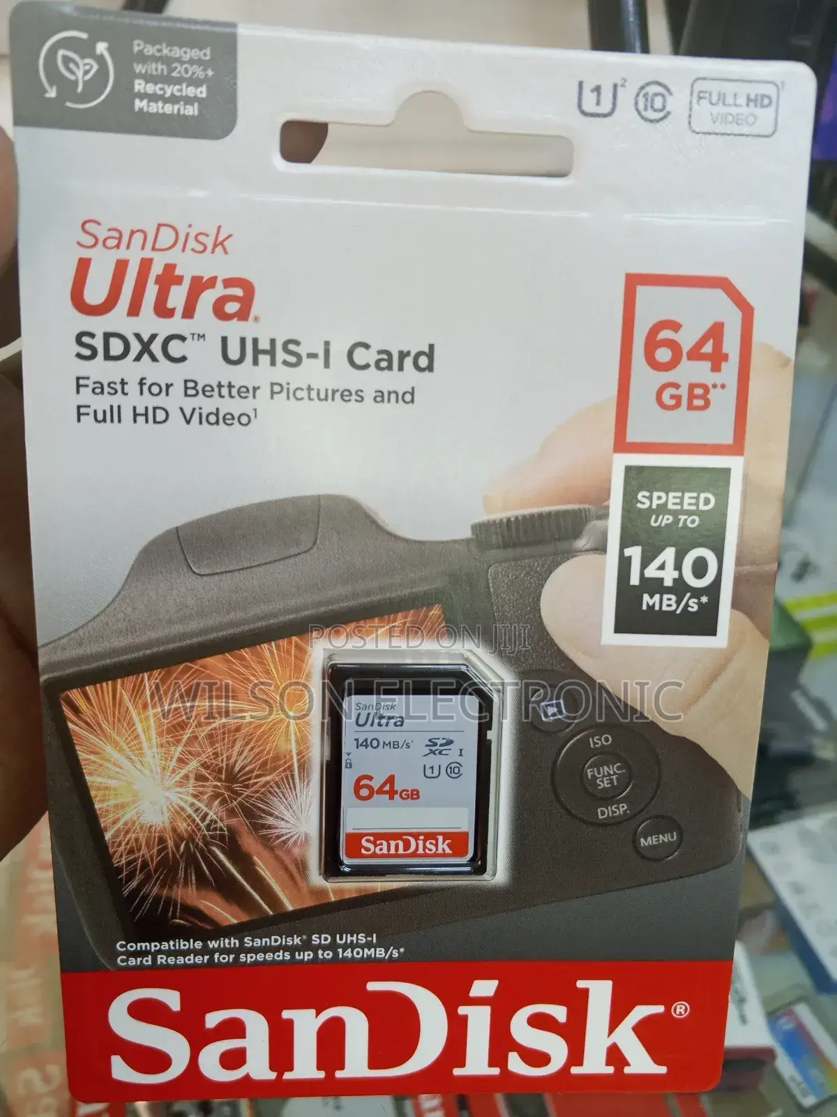 Sandisk Camera Memory Card 64gb