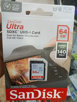 Sandisk Camera Memory Card 64gb