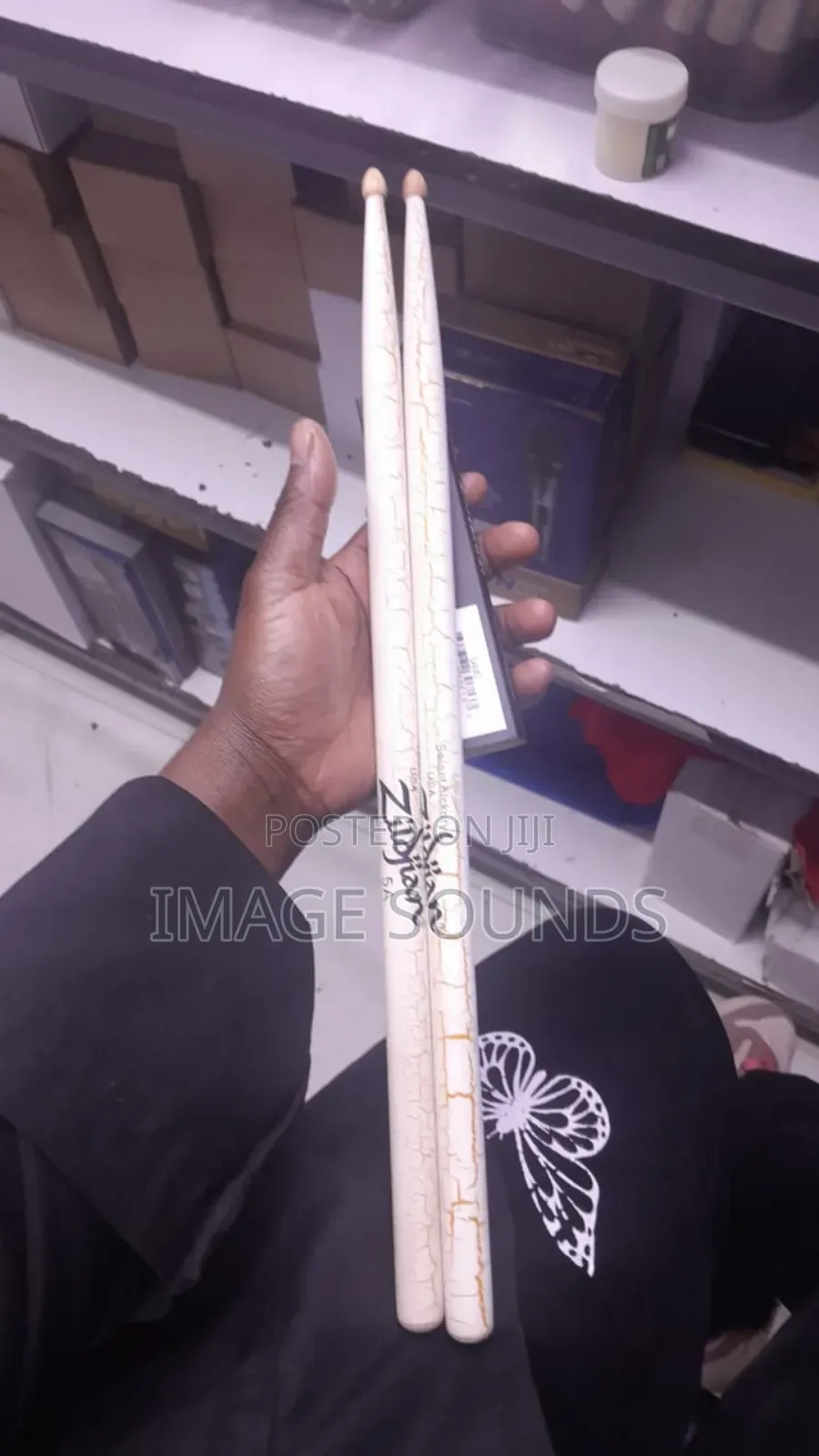 Zildjian 5a Drumsticks. (Hickory Wood)
