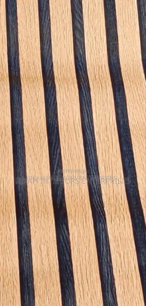 Brown Flutted Wallpapers With Black Lines