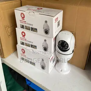 E27 Socket Lamp Holder Hd 720p 360° Panoramic CCTV PTZ Bulb Camera