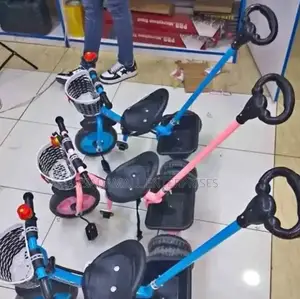 Tricycle With Push Handle Grow-With-Me Tricycle for Toddlers