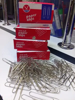 A Packet of 500mm Metal Paper Clips-100 Clips