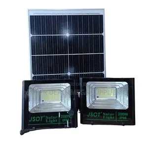Jsot 100w+100w Dual Solar Led Floodlight Waterproof Outdoor Light