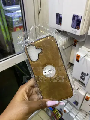 Mojer Vegan Leather iPhone 17 Case With Apple Logo Cut