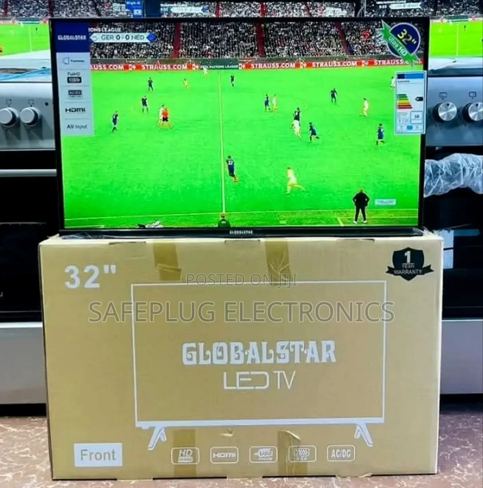 Globalstar 32" Digital Tv - Ac-Dc Feature - Frameless Design
