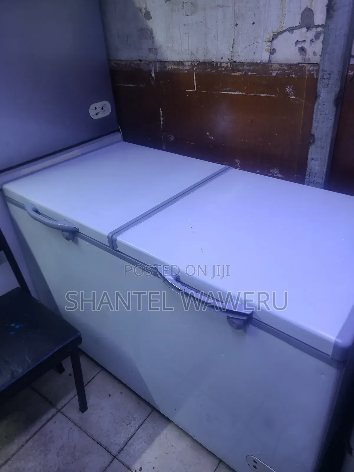 White Chest Freezer 2 Door