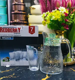 *7pcs Water Set 6pcs Glasses
1pc Jug