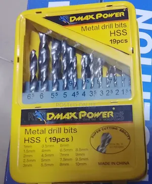 D Max Metal Drill Bit Set 19pcs