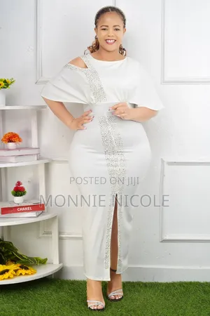 Fancy Dinner Dress/White Corporate Dinner Dress