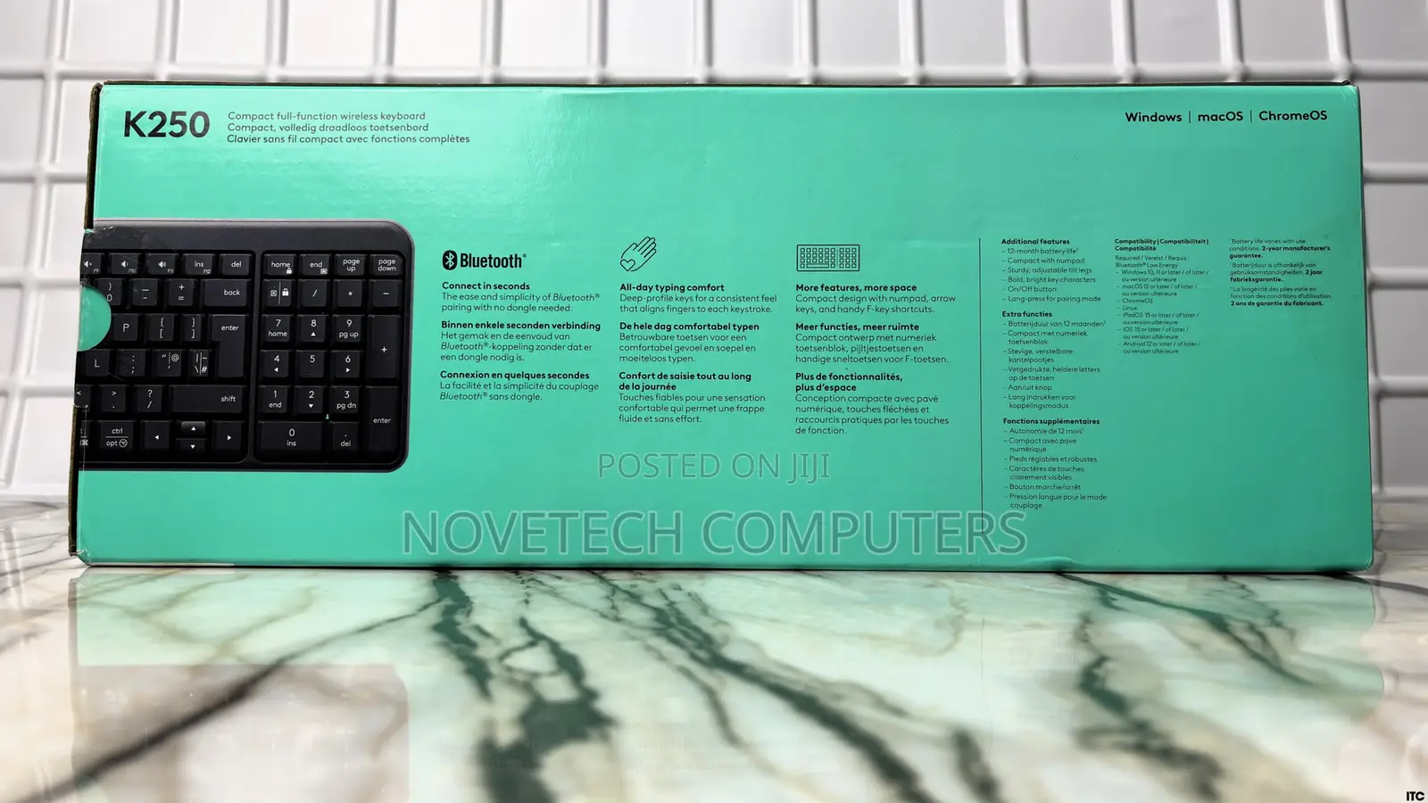 Logitech Keyboard Bluetooth Wireless Maximum Comfort