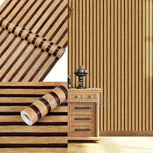 Brown Brick Self Adhesive Wallpapers Warm Interior Touch